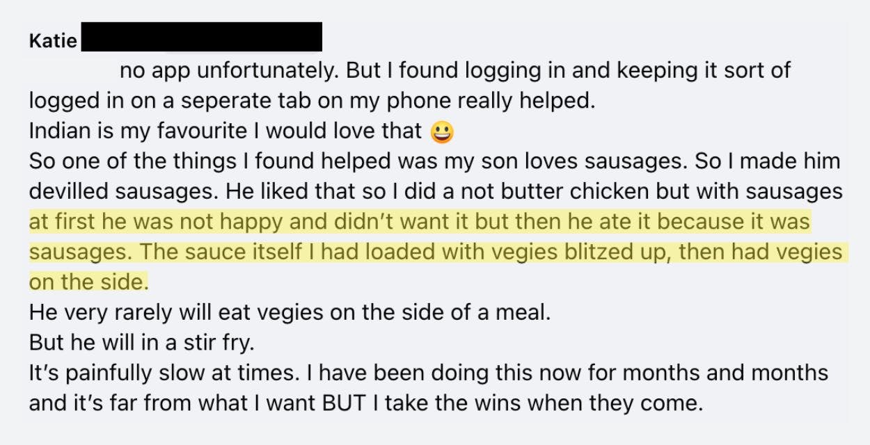 Ate Sausages