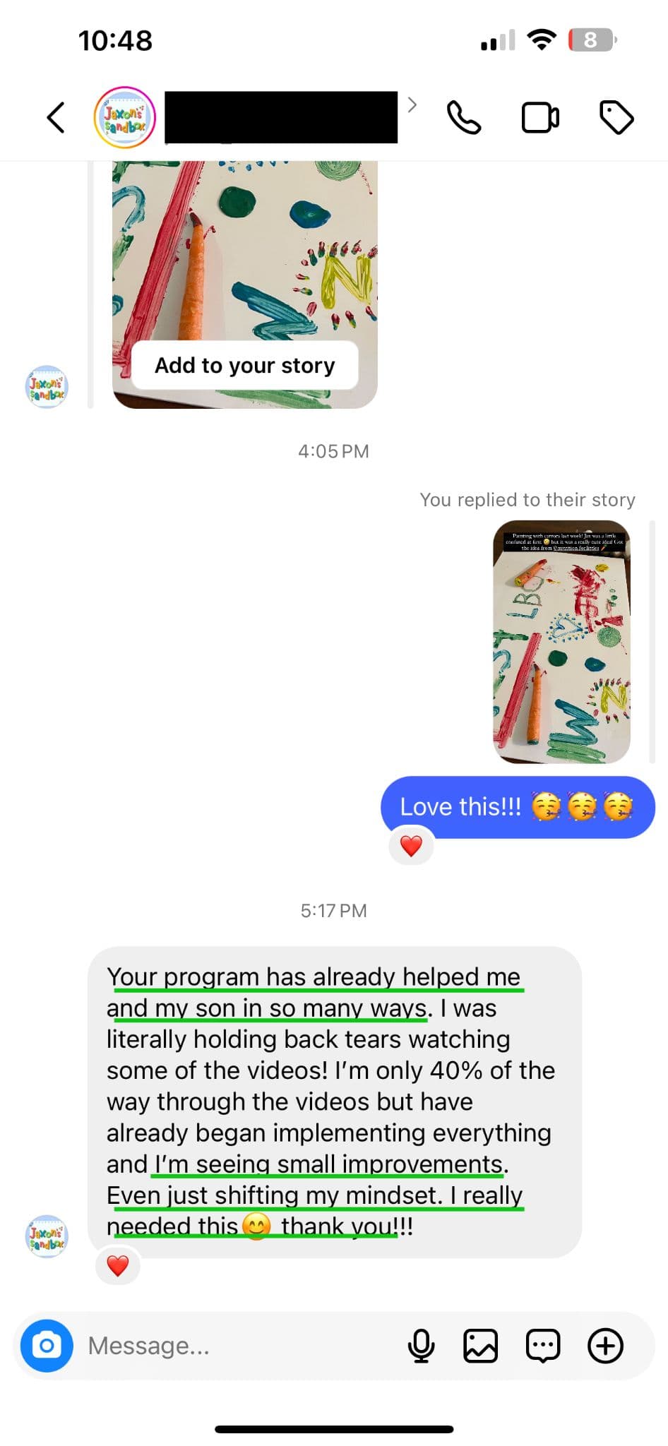 Program has helped us in so many ways - parent review