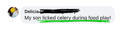 Son Licked Celery