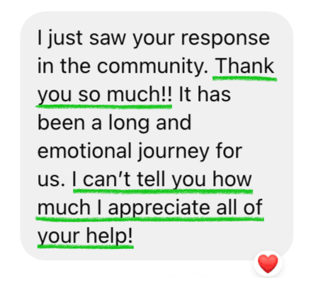 I can't tell you how much I appreciate all your help