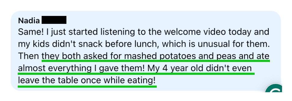 My 4 year old didn't even leave the table once