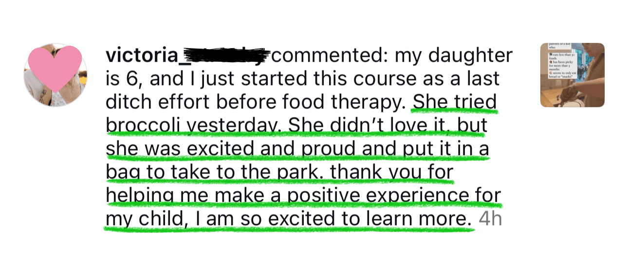 Thank You For Helping Me Make a Positive Experience for My Child