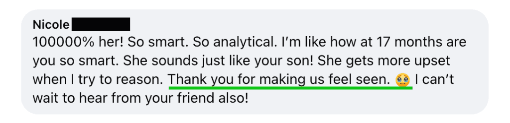 Thank You For Making Us Feel Seen