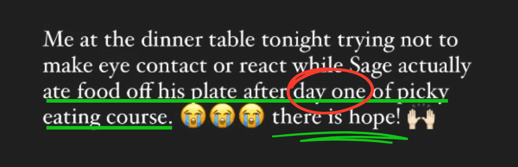 1 Day - Ate Food
