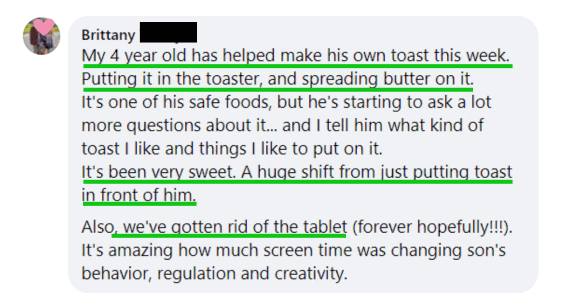 4yo Makes Own Toast