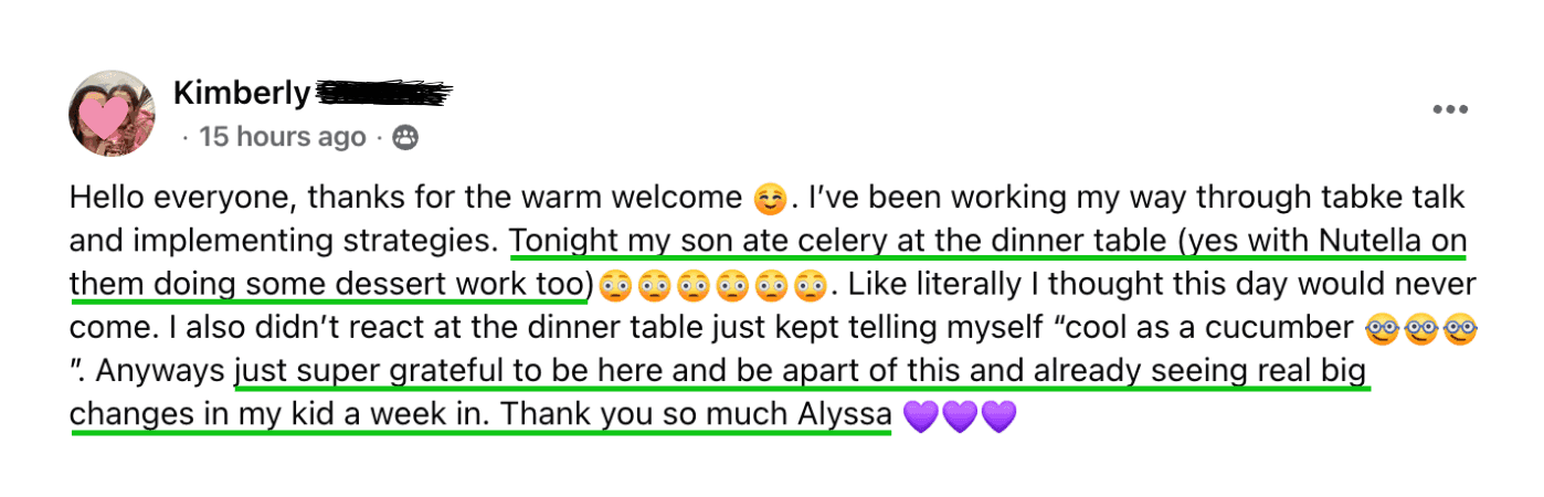 Ate Celery at the Dinner Table