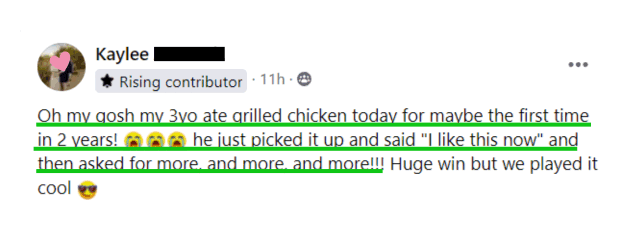Ate Grilled Chicken, 1st Time