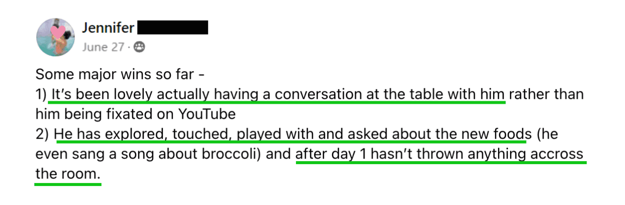 Explored, Touched, & Asked About New Foods