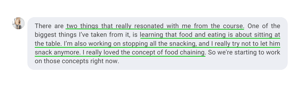 Food & Eating is About Sitting at the Table