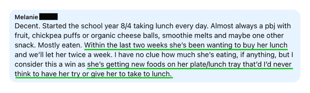 Getting New Foods on Plate
