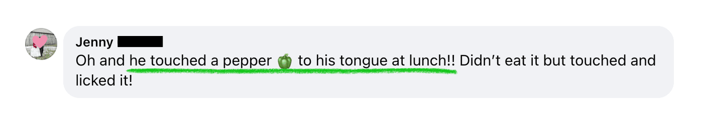 He Touched a Pepper to His Tongue