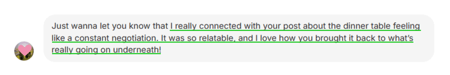 I Really Connected With Your Post About Dinner Tables