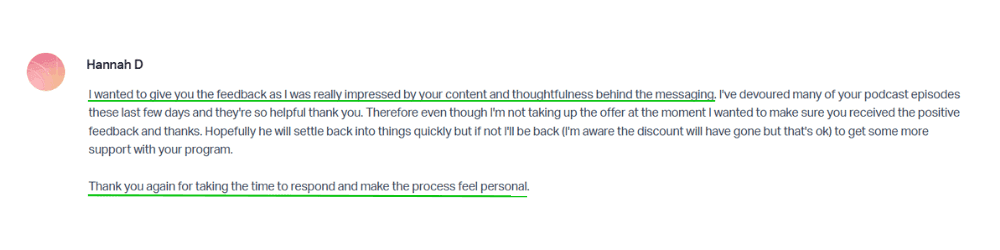 Impressed By Content
