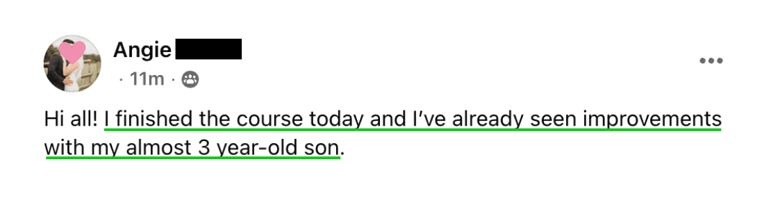 I've Already Seen Improvements With My 3yo Son