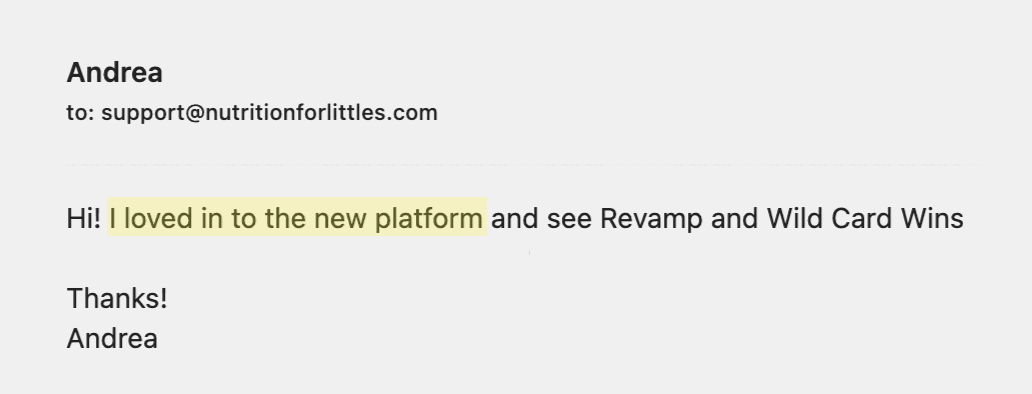 Love The New Platform