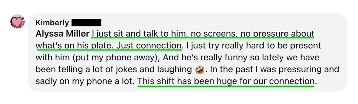 No Screens & Pressure. Just Connection