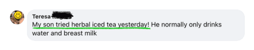 Tried Herbal Ice Tea