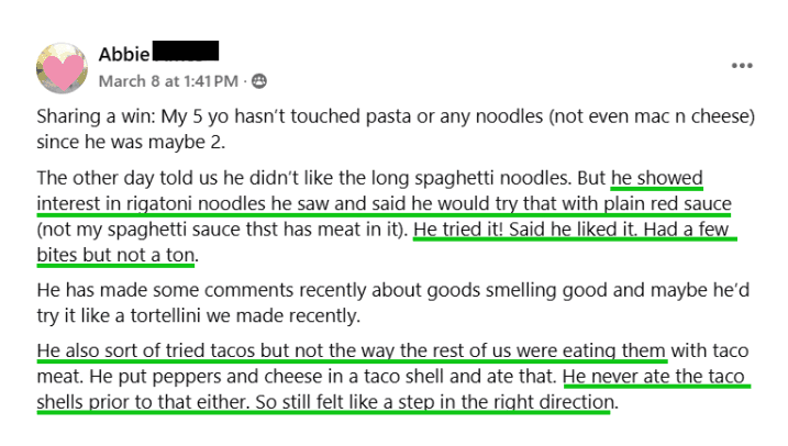 Tried Noodles & Said He Liked It