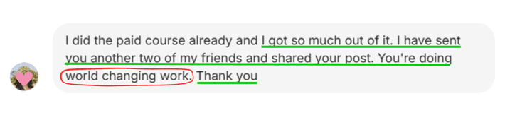 World Changing Work. Thank You!
